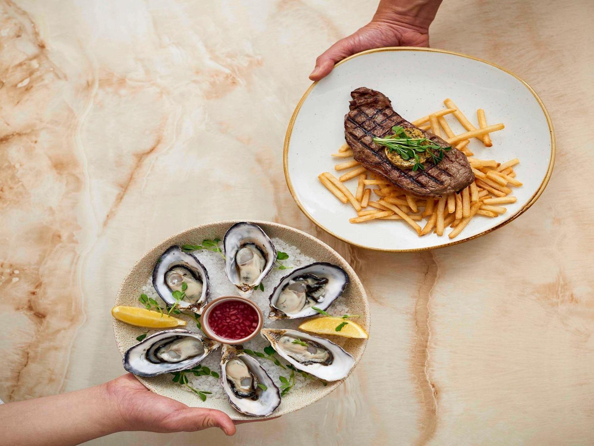 The Sebel Quay West Suites Sydney Eksteriør bilde Oysters and steak